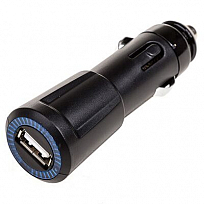 Зарядное устройство (адаптер) 12V USBх1 (2.1А)  SKYWAY Черный в блистере